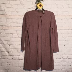Parisian Signature vintage 100% wool cardigan purple heather Sz M